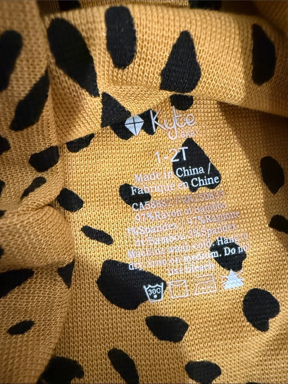Kyte Baby Marigold Leopard Beanie